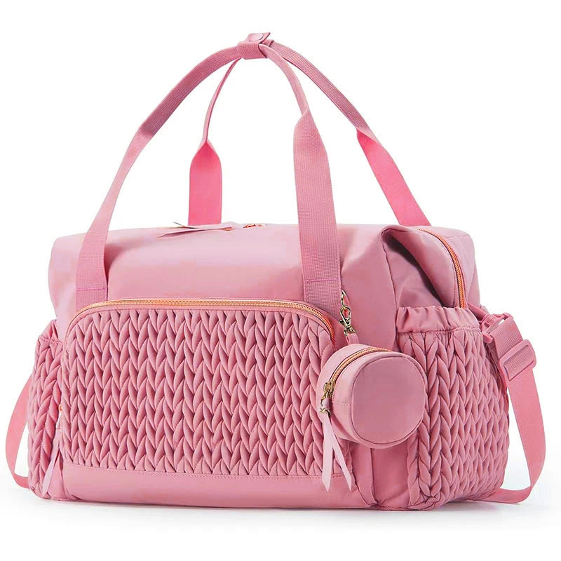 Large Capacity Woven Diaper Bag