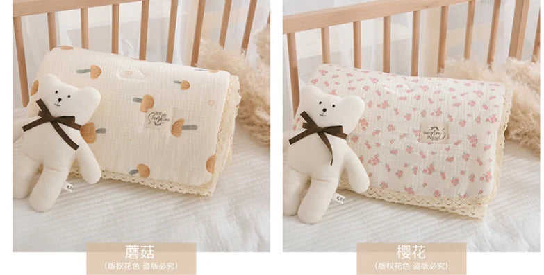 Ventage Cotton Padded Crib Blanket