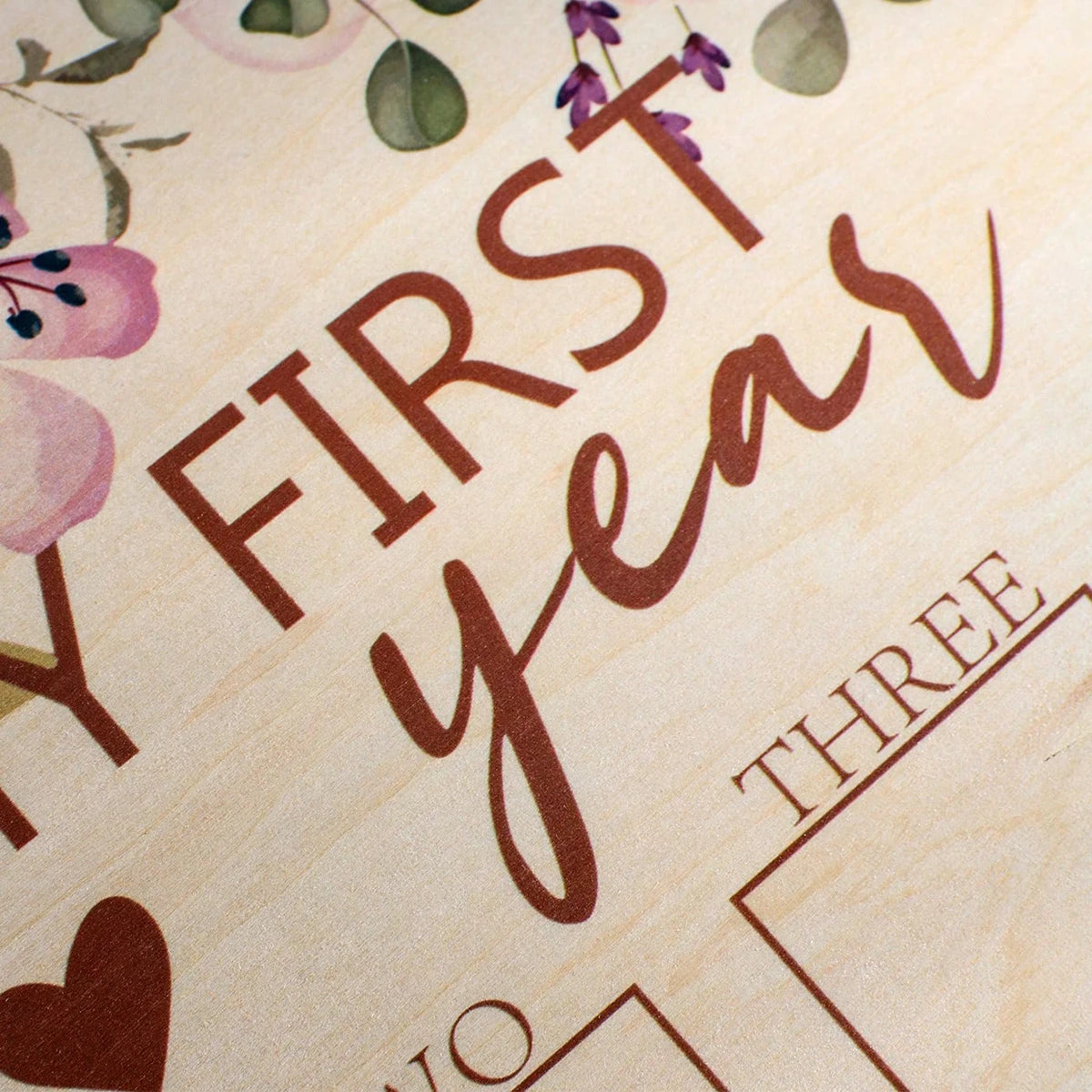 Baby First Year Photo Frame