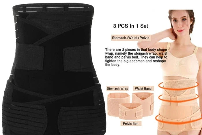 This 3-in-1 postpartum corset