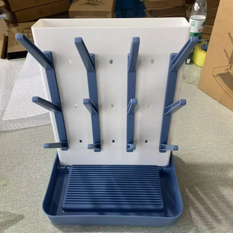 Baby bottle drying and draining stand