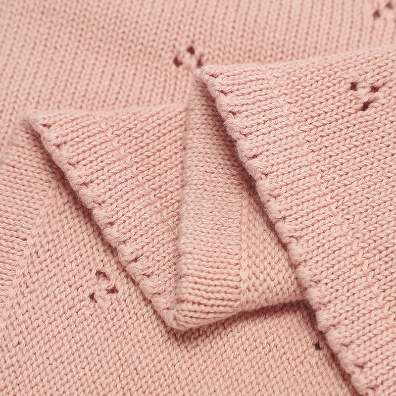 Cherry Muslin Swaddle Blanket