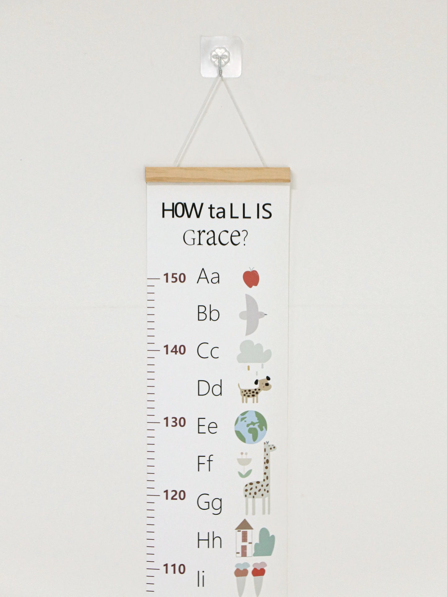 Baby Cartoon Height Ruler Sticker