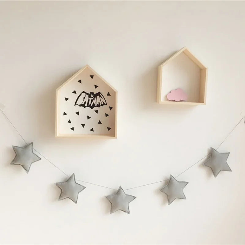 Handmade Nordic Nursery Star Garlands