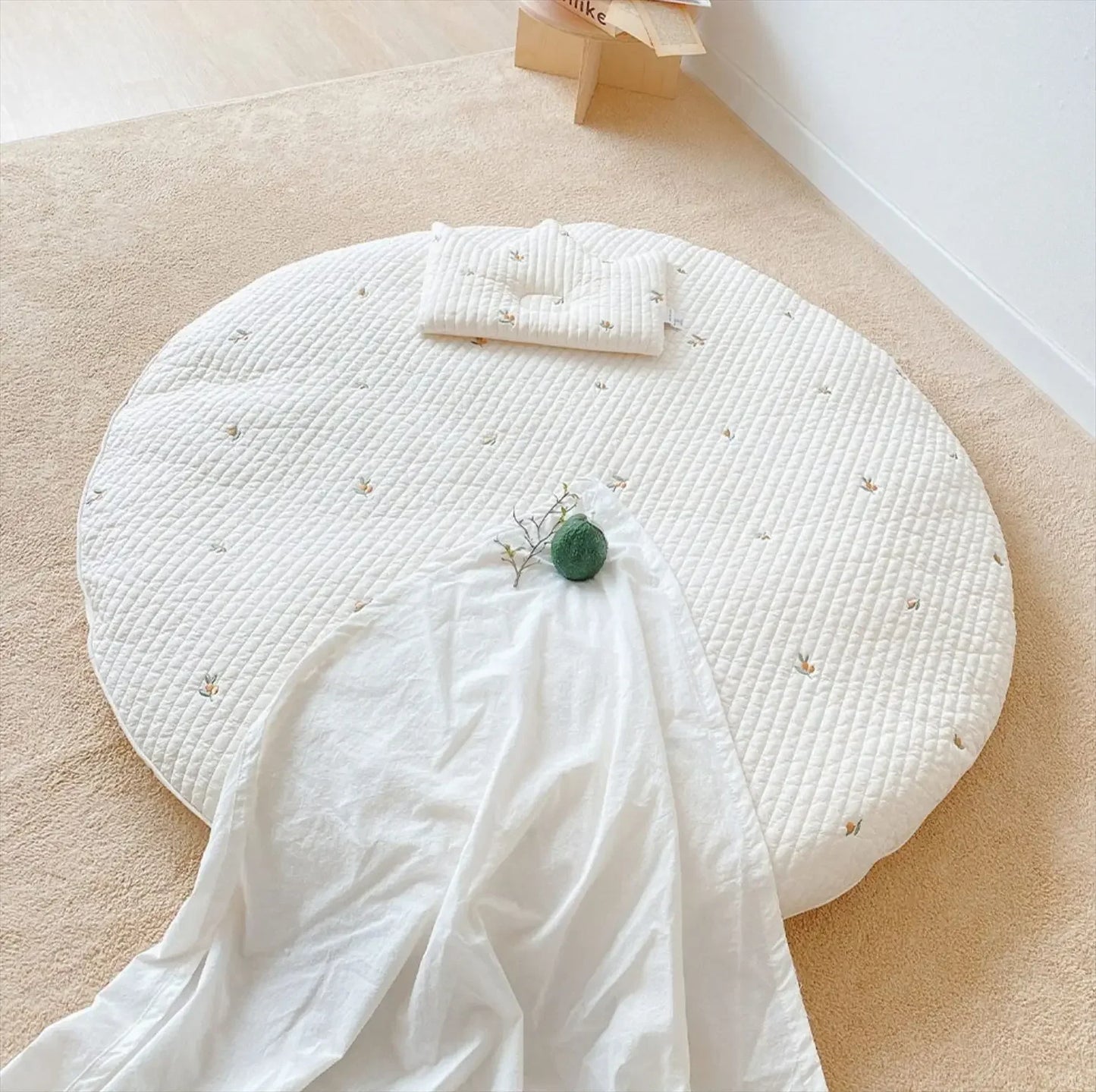 Cocoa Bean Baby Soft Cotton Play Mat