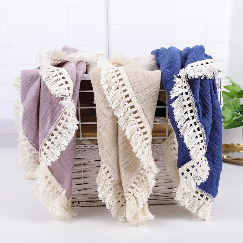 Cotton Muslin Swaddle Blankets