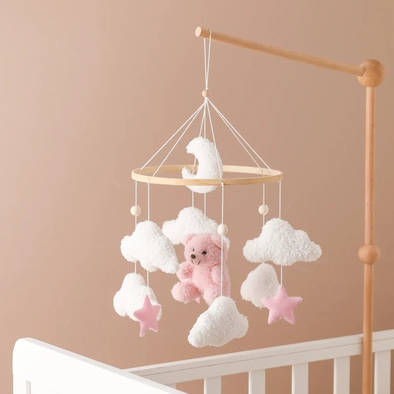 Baby Bell Dream Wooden Crib Mobile