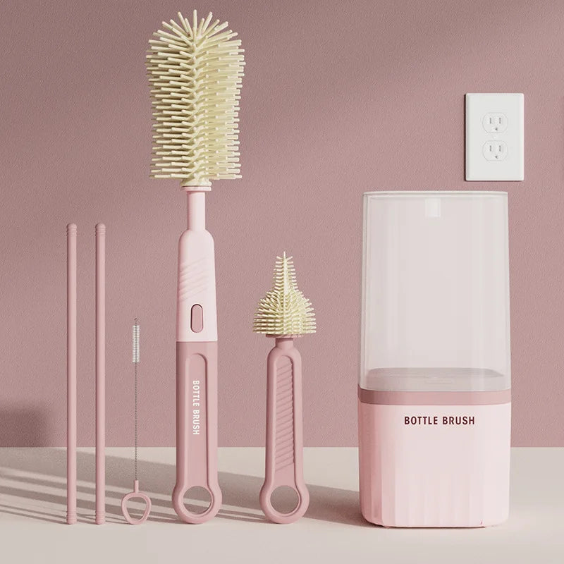 Silicone Baby Bottle Brush Set