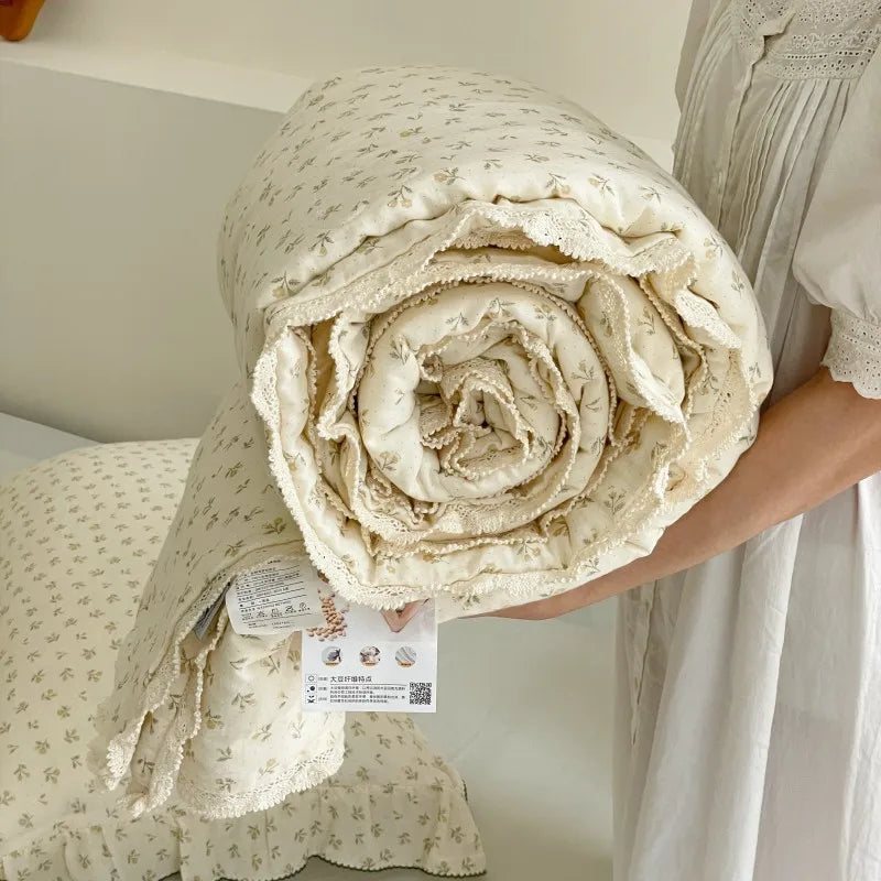 Ventage Cotton Padded Crib Blanket
