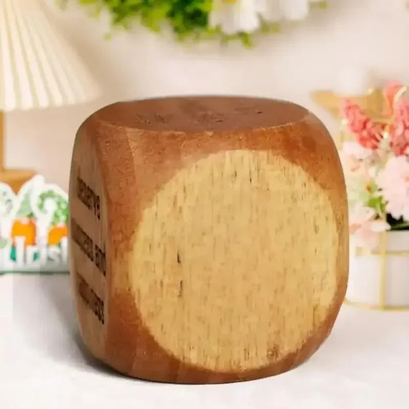 Positive Affirmation Handmade Wooden Dice