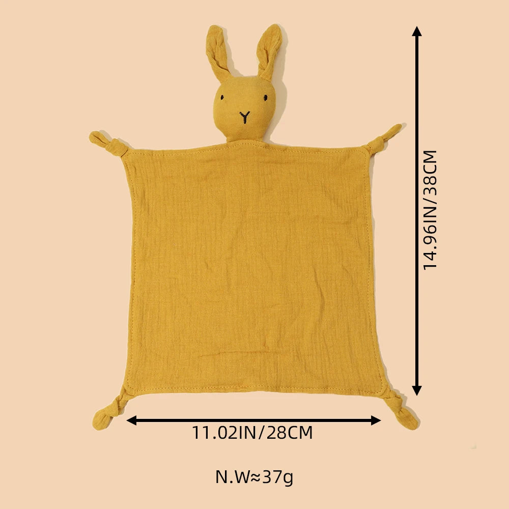 Bunny Love Muslin Tiny Blanket for Babies