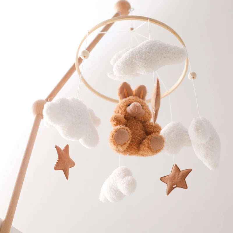 Baby Bell Dream Wooden Crib Mobile