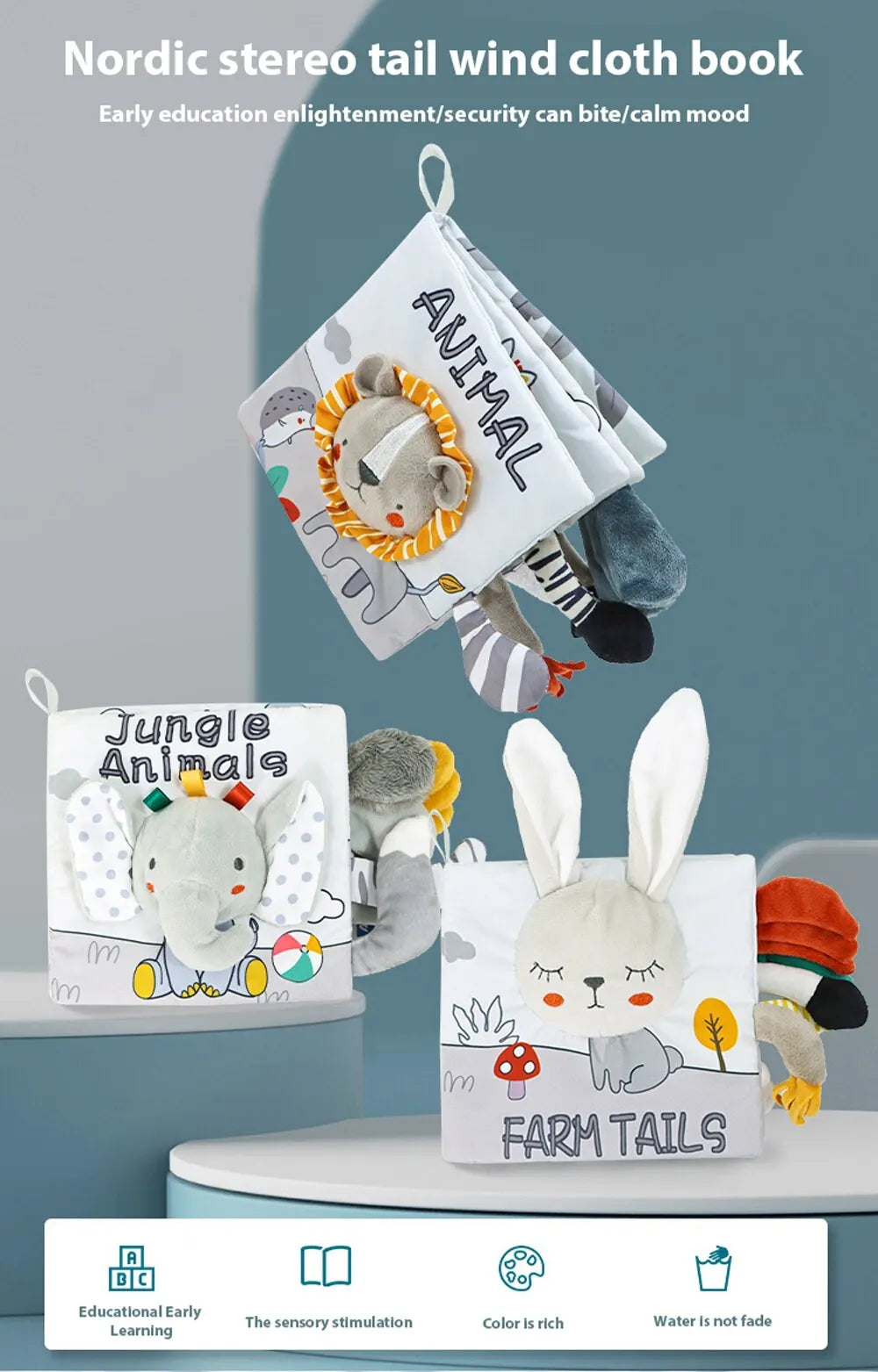 Soft 3D Baby Books