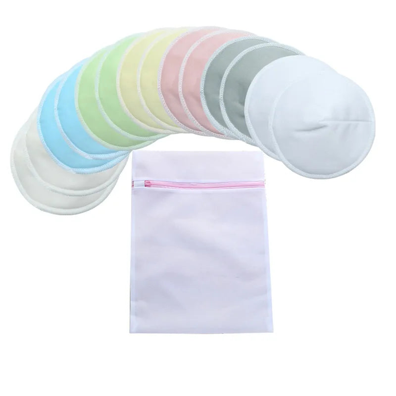 2pcs Organic Bamboo Nursing Breast Pads