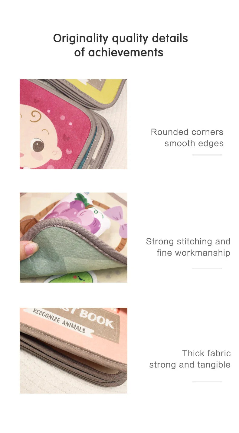 Montessori Inspired Busy Baby Peel N Stick Book