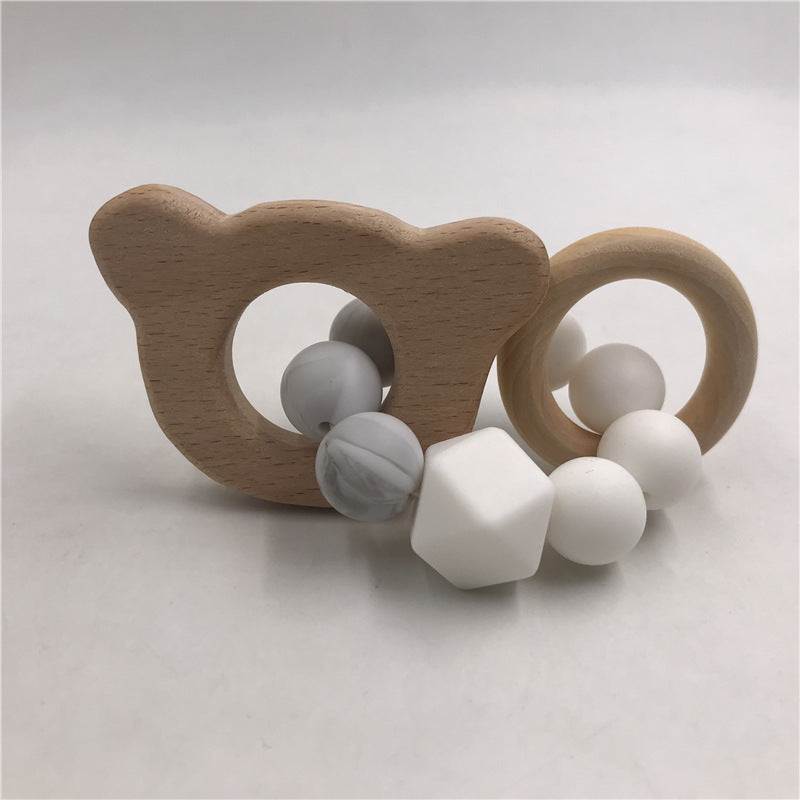 Baby Wooden Animal Teether