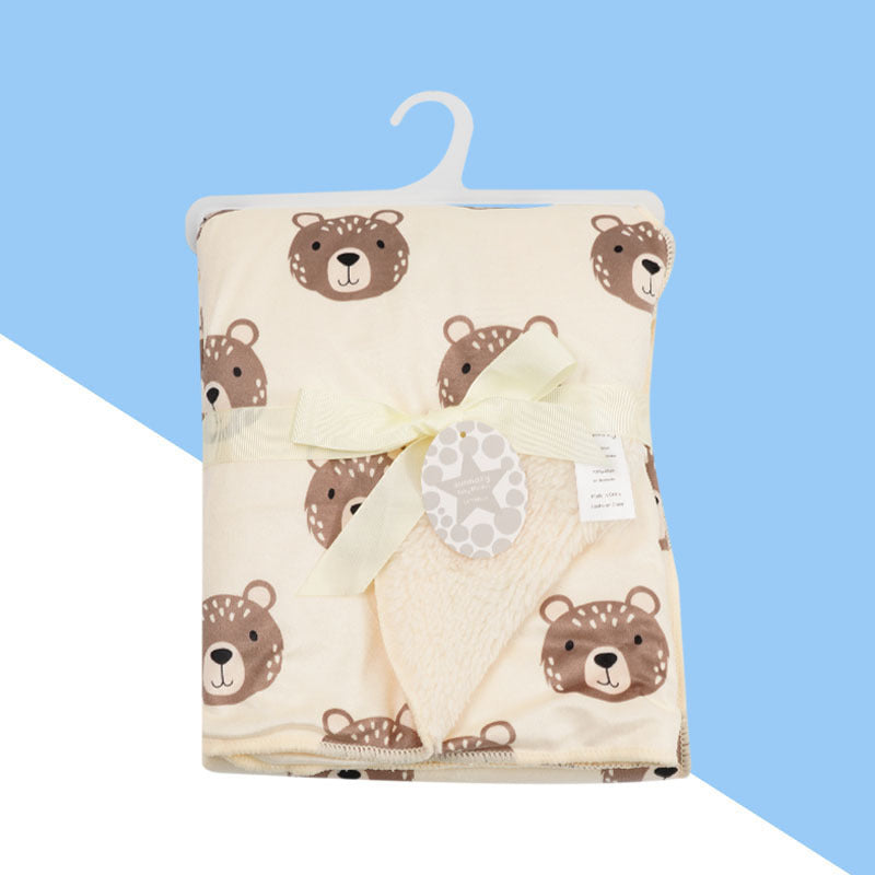 Double Layer Baby Plush Blanket