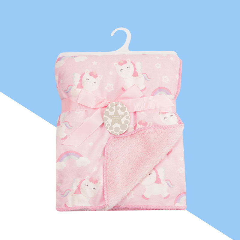 Double Layer Baby Plush Blanket