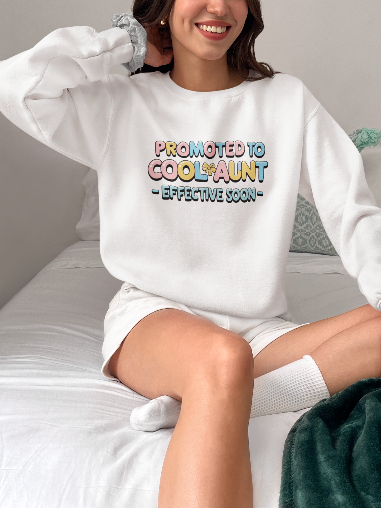Promoted to Cool Aunt Sweatshirt
