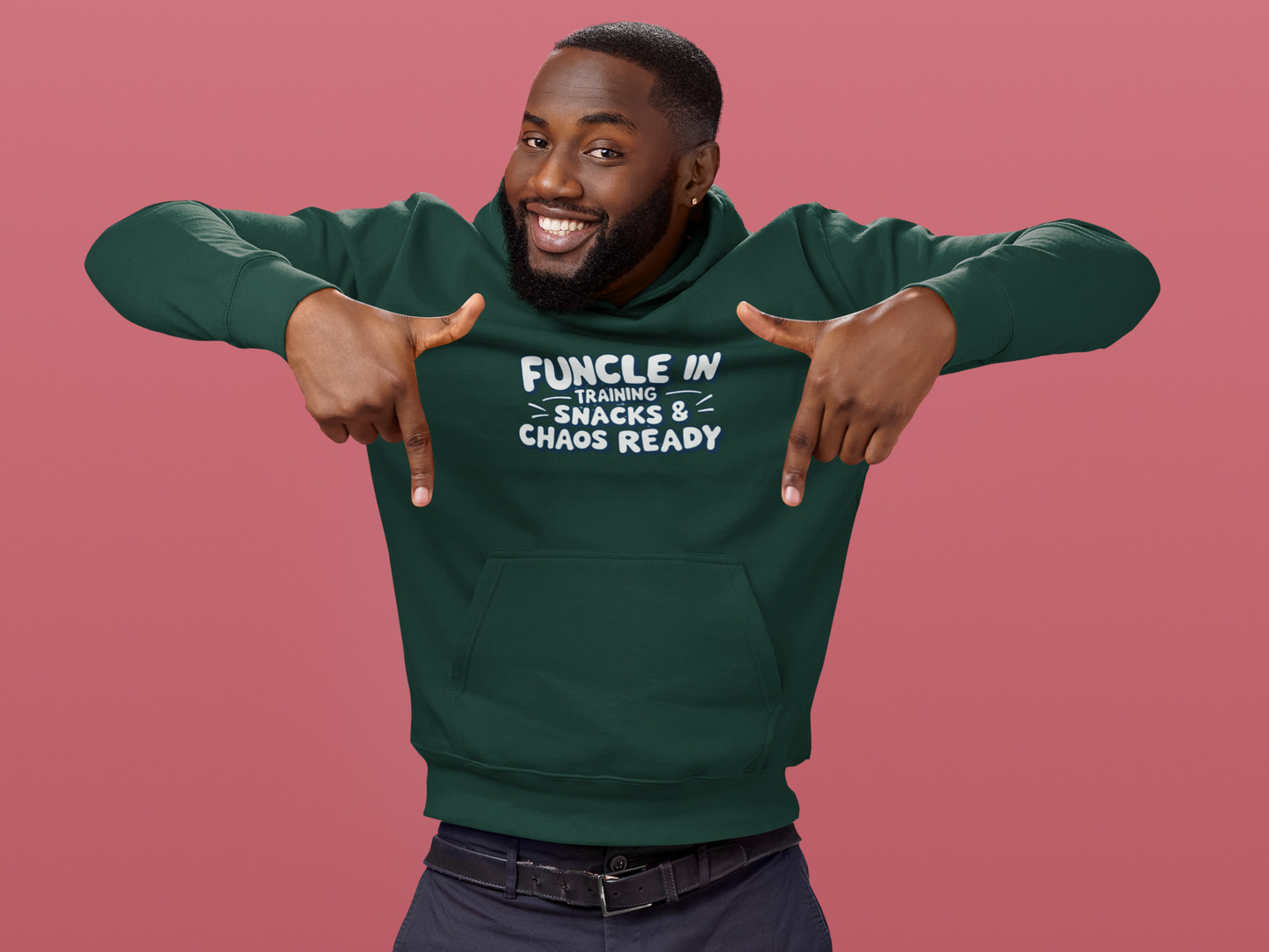 Fun Uncle in Training Hoodie