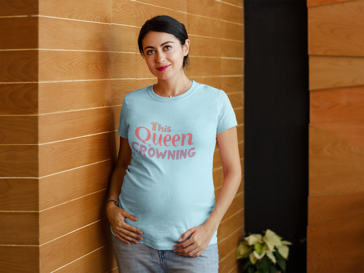 Queen Crowning Birth Support Unisex Tee
