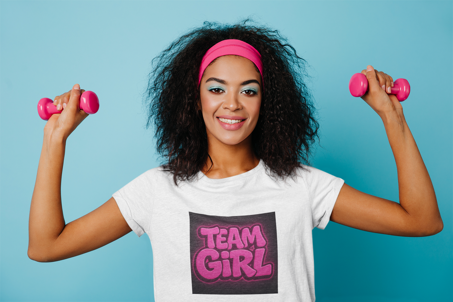 Grafittie Stye Team Girl Gender Reveal Tee