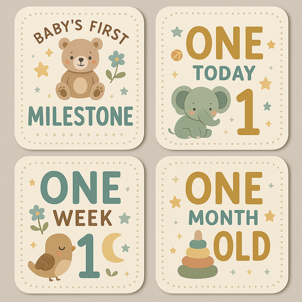 Baby’s First Year Milestones Tracker