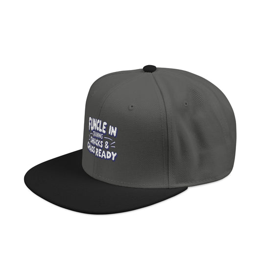 Fun Uncle Embroidered Snapback Cap
