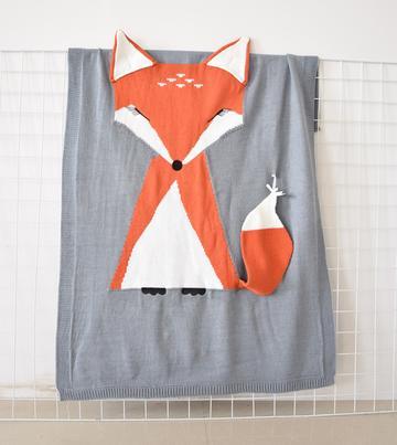 Nordic-style Animal Baby Blanket