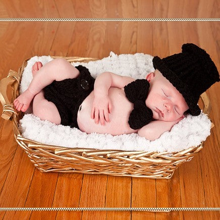Newborn Baby Crochet Photo Outfit Set