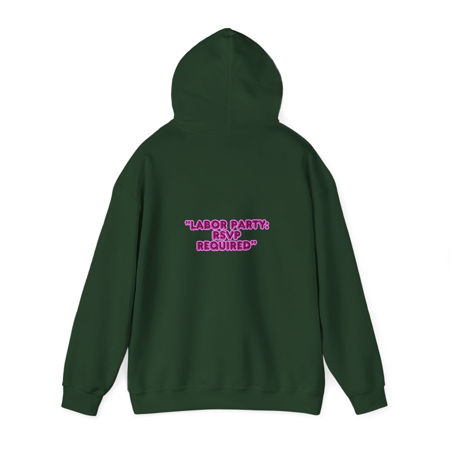 Labor Party Hoodie – RSVP Required, Cozy Maternity  Sweatshirt
