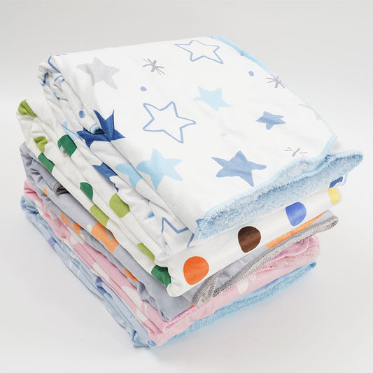 Double Layer Baby  Plush Blanket