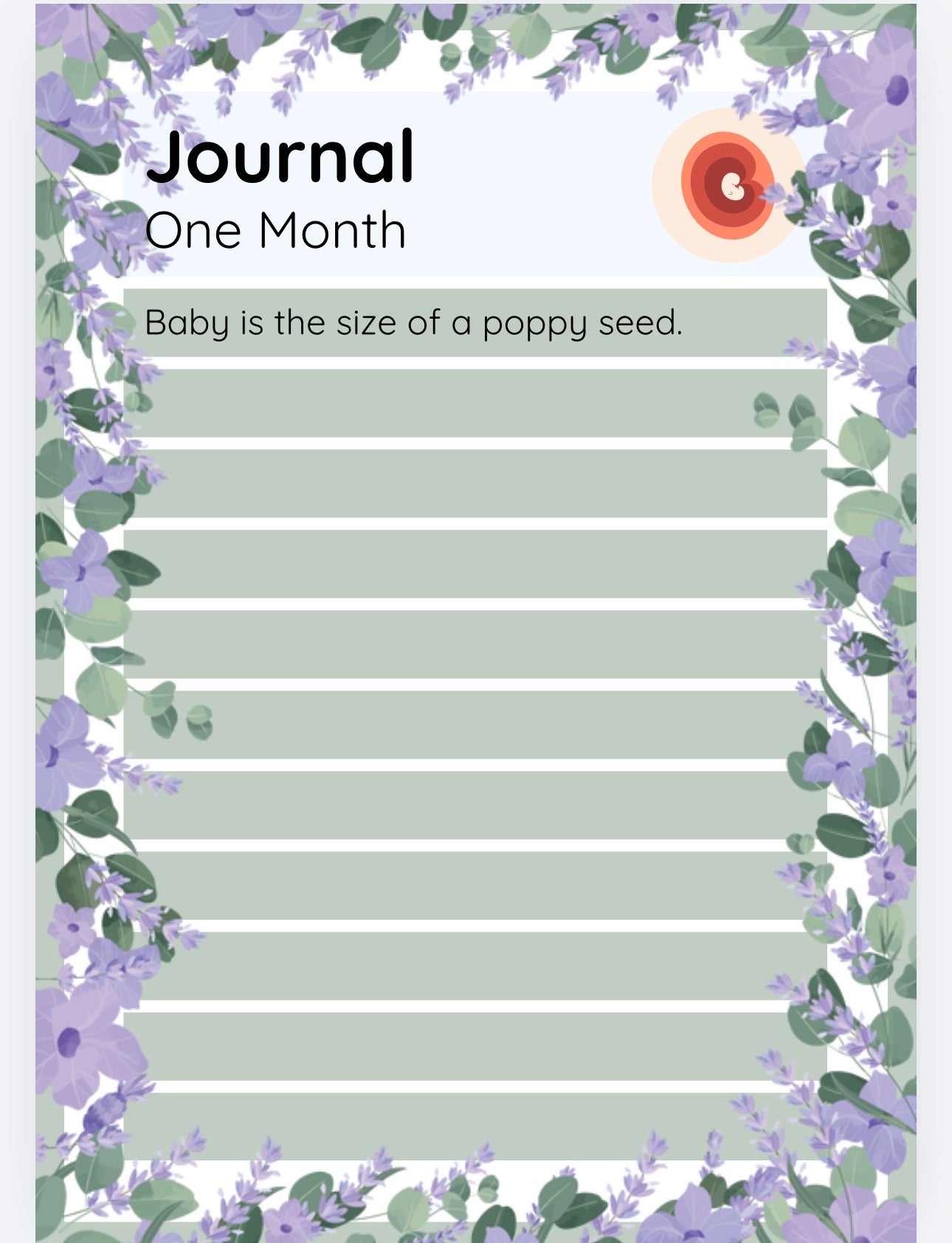 Bloom & Nurture Pregnancy Planner