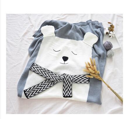 Nordic-style Animal Baby Blanket