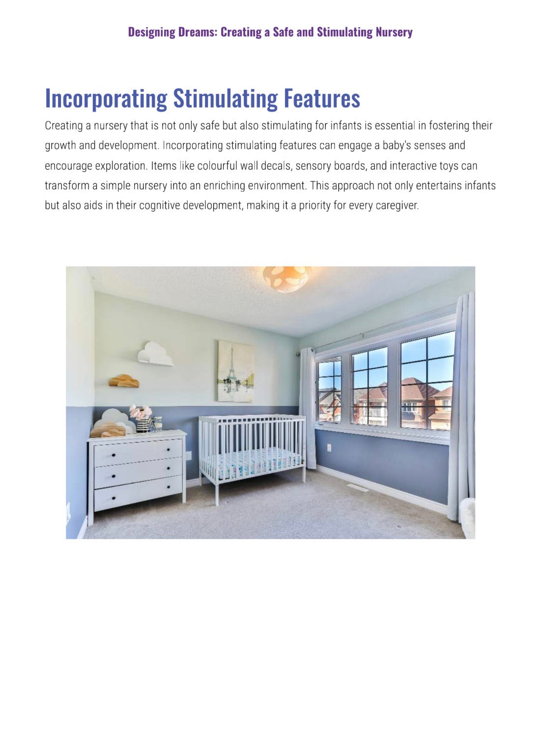 Creating a Safe and Stimulating Nursery-Bundle