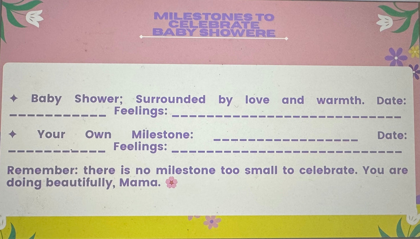 Momymuse Printable Warm Pregnancy Gentle Journey Journal Pink