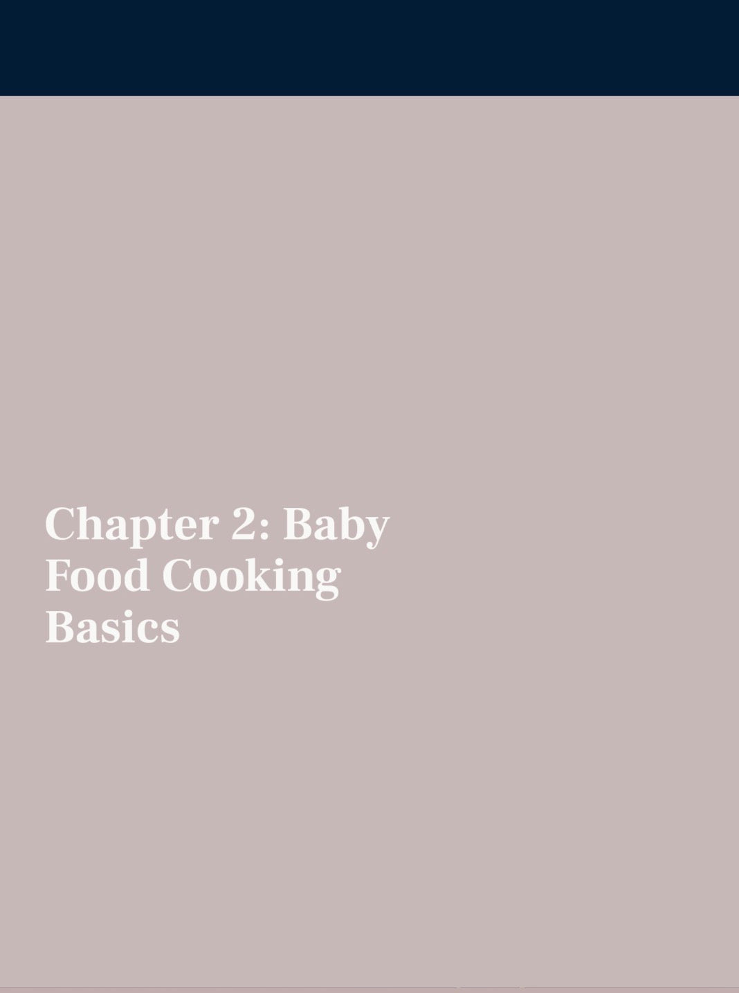Nutritional Meal Plans for Infants
