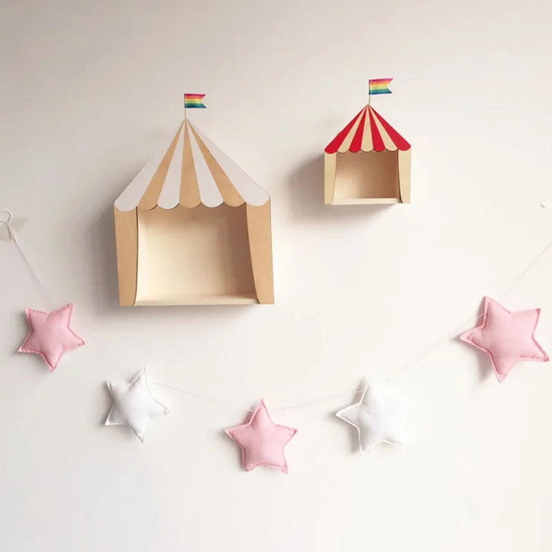 Handmade Nordic Nursery Star Garlands