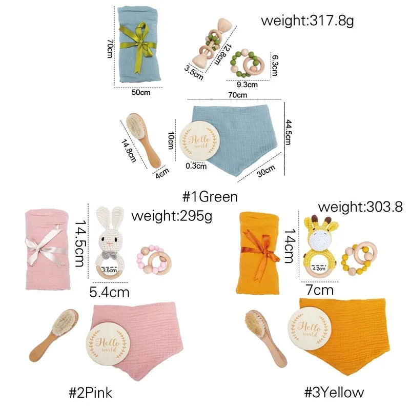 Baby Towel and Newborn Bath Set
