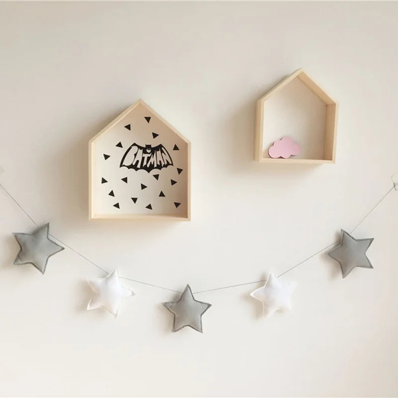 Handmade Nordic Nursery Star Garlands
