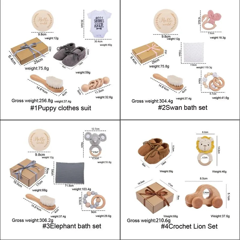 Baby Towel and Newborn Bath Set