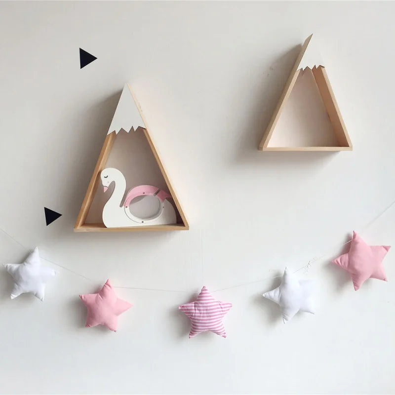 Handmade Nordic Nursery Star Garlands