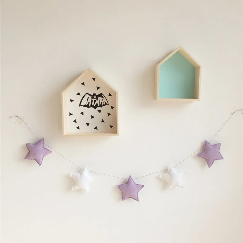 Handmade Nordic Nursery Star Garlands