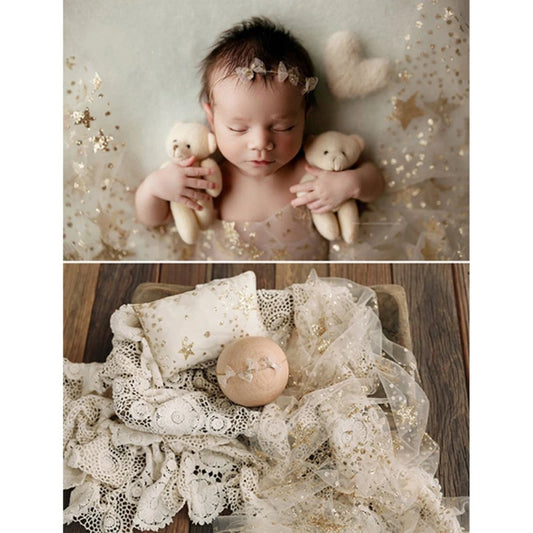 Newborn Photography Transparent Mesh Yarn Blanket