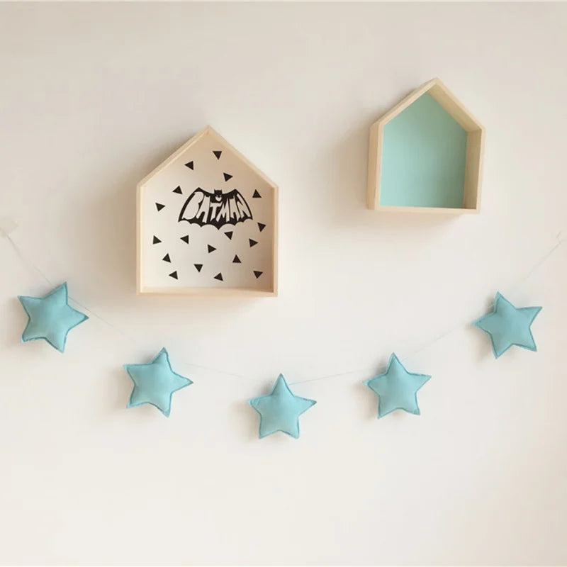 Handmade Nordic Nursery Star Garlands