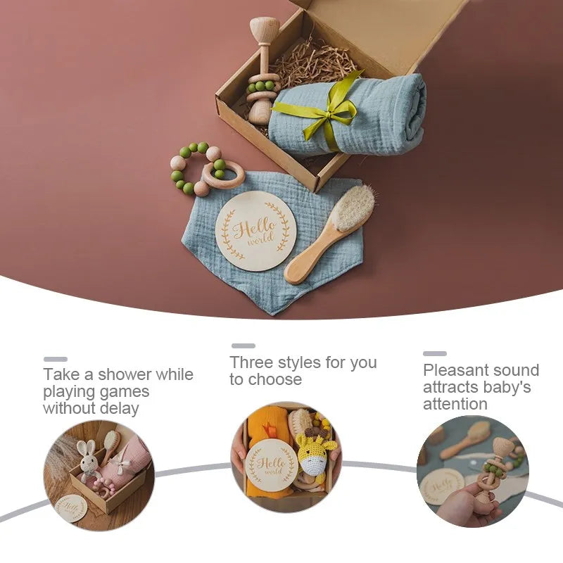 Baby Towel and Newborn Bath Set