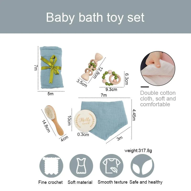 Baby Towel and Newborn Bath Set