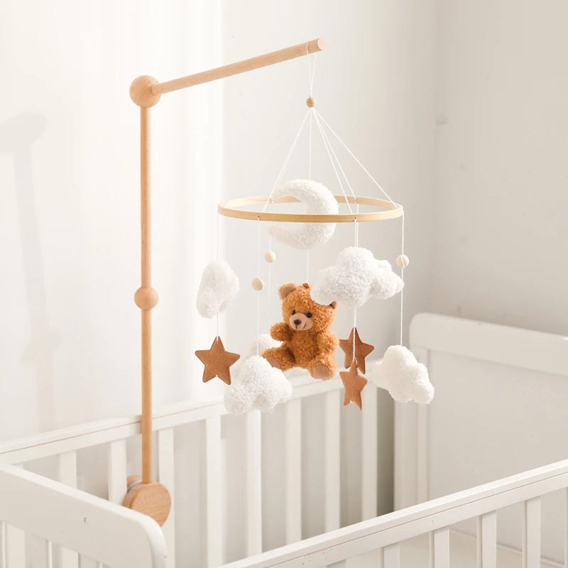 Baby Bell Dream Wooden Crib Mobile
