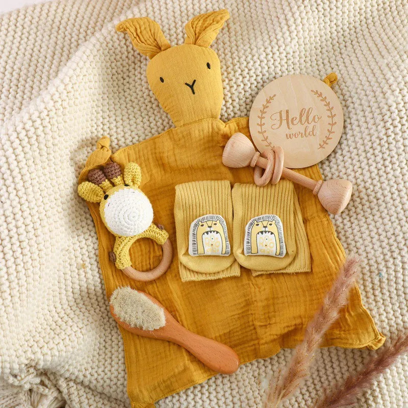 Newborn Double Sided Cotton Blanket Set