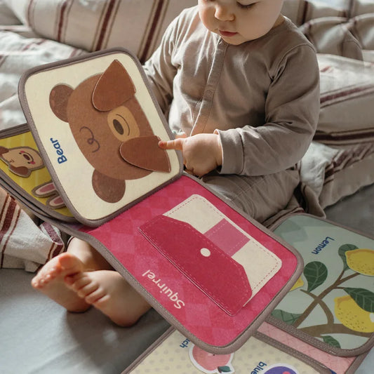 Montessori Inspired Busy Baby  Peel N Stick Book